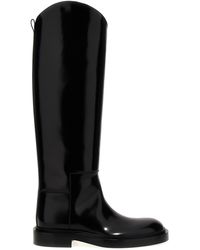 Jil Sander - Leather Boots - Lyst