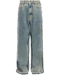 MM6 by Maison Margiela - Jeans Met Wijde Pijpen - Lyst