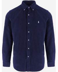 Polo Ralph Lauren - Ribbed Velvet Shirt - Lyst