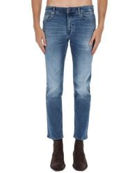 BOSS - Cotton-Blend Jeans - Lyst