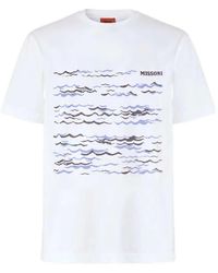 Missoni - Wave Print T Shirt - Lyst