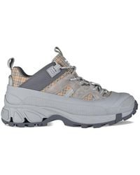 Burberry - Leather Nylon Arthur Sneakers - Lyst
