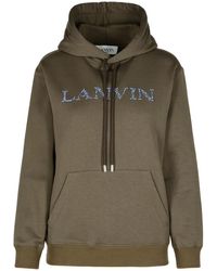 Lanvin - Cotton Felpa - Lyst