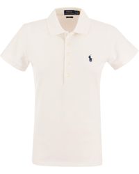 Polo Ralph Lauren - Julie Cotton Polo Shirt - Lyst