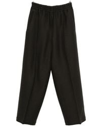 Ami Paris - Wool Wide-Leg Trousers - Lyst