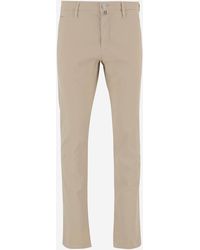 Jacob Cohen - Stretch Cotton Blend Trousers - Lyst