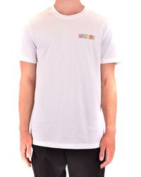 Moschino - Classic Short-Sleeve Tee With Iconic Logo - Lyst