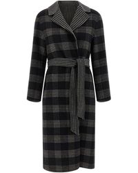 Twinset - Reversible Coat With Double Cloth - Lyst