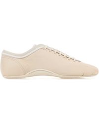 Dries Van Noten - Ivory Leather Sneakers - Lyst