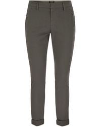 Dondup - Gaubert Slim Fit Gabardine Trousers - Lyst