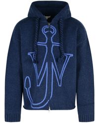 JW Anderson - Jw Anderson Blue Wool -trui - Lyst