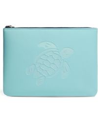 Vilebrequin - Flat Pouch With Embossed Turtle Logo - Lyst