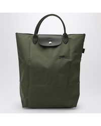 Longchamp - Forest-Coloured M Le Pliage Shopping Bag - Lyst