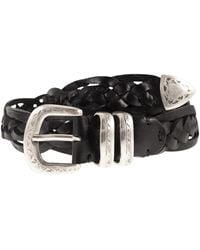 Alberto Luti - Braided Leather Belt - Lyst