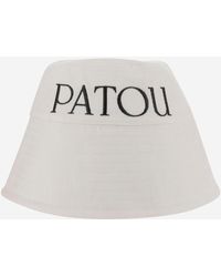 Patou - Bucket Hat With Logo - Lyst