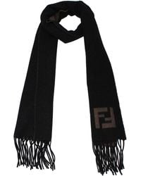 Fendi - Scarf Wool/Sand - Lyst
