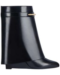 Givenchy - Bottines Shark Pinch En Cuir - Lyst