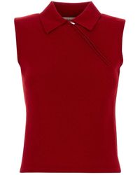 Miu Miu - Shirt Collar T-Shirt - Lyst
