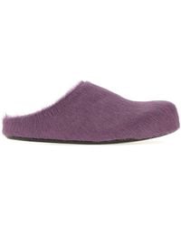 Marni - Calf Hair Fussbett Slippers - Lyst
