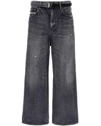 Sacai - Black Denim Jeans - Lyst
