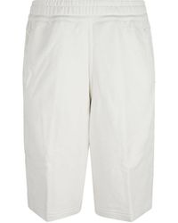 Burberry - Pantalones cortos de algodón con logo de - Lyst