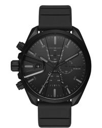 DIESEL Dz4507 Zwart Lederen Horloge
