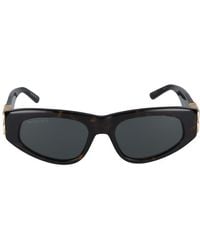 Balenciaga - Sonnenbrille BB0095 S 002 Havanna Gold Green /19/135 - Lyst