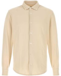 Fedeli - Sand Cotton Shirt - Lyst
