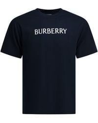 Burberry - Camiseta de algodón con logo de - Lyst