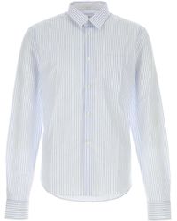 Prada - Embroidered Poplin Shirt - Lyst