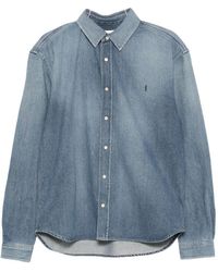 Saint Laurent - Denim Cotton Shirt - Lyst