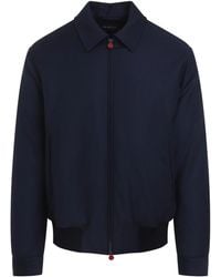 Kiton - Premium Wool Bomber Jacket - Lyst