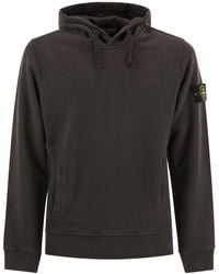 Stone Island - Hoodie With Pouch Pocket - Lyst
