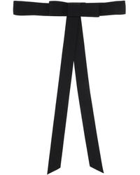 Dolce & Gabbana - "Cinturón de arco de satén con detalle de cinta - Lyst