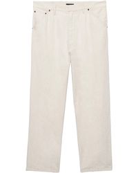 Prada - Chambray-broek - Lyst