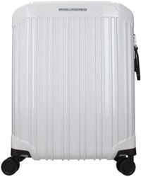 Piquadro - Trolley Cabin 31L Uomo Policarbonato Grigio/Grigio Chiaro - Lyst