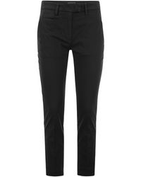 Dondup - Perfect Slim Fit Cotton Gabardine pantalones - Lyst