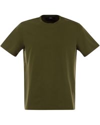 Herno - Stretch -Baumwolltrikot -T -Shirt - Lyst