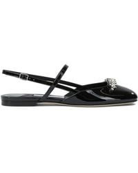Jimmy Choo - "Belinda" Slingback Ballet Flats - Lyst