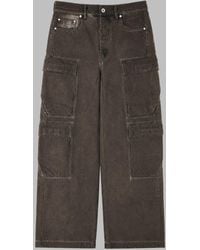 Rick Owens - Cargo Jeans Cotton Denim - Lyst