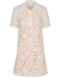 P.A.R.O.S.H. - Copper Cotton Mini Dress - Lyst