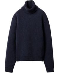 Miu Miu - Blue Cashmere Turtleneck - Lyst