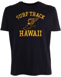 Bl'ker - T Shirt Mc Grafica "Surf Track" - Lyst