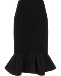 Fendi - Wool Skirt - Lyst