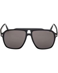 Tom Ford - Zonnebril Ft1209 01 A Autari Zwart/donkergrijs Heren - Lyst