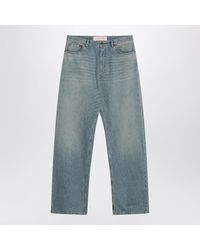 Valentino - Light Jeans With Washed Effect - Lyst