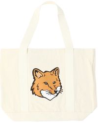 Maison Kitsuné - "Fox Head" Tote Bag - Lyst