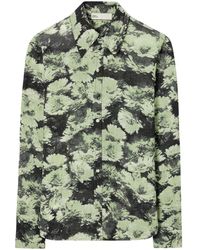 Tory Burch - Geprint Viscose Shirt - Lyst