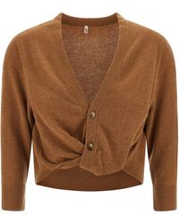 R13 - Cropped Cashmere Cardigan - Lyst