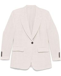 Brunello Cucinelli - Lurex Blazer - Lyst